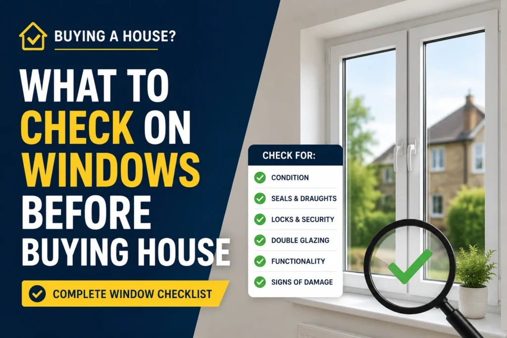 Window checks before buying a house guide